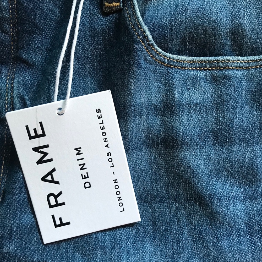 Frame Le Sylvie Crop Straight Leg Jeans size 32 - Picture 8 of 16
